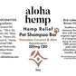 Hemp Relief Pet Shampoo Bar 200mg - AlohaHemp